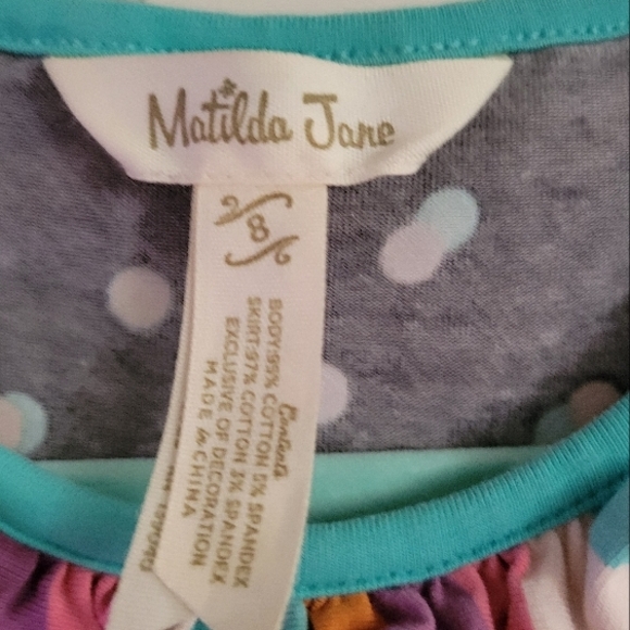 Colorful Polka Dot and Halloween Print Kids Dress - Picture 3 of 3